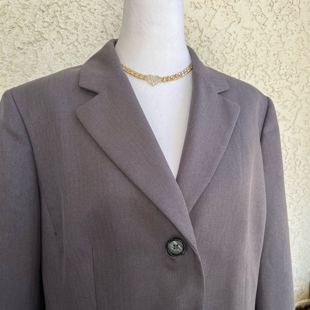 Jones New York Charcoal Blazer - Picture 6 of 6
